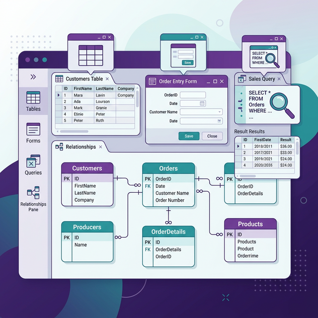 Microsoft Access Cho Người Mới: Tạo Database, Form Nhập Liệu Và Báo Cáo Từ Đầu