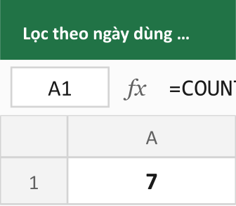 Lọc theo ngày dùng DATE, đừng gõ chuỗi ngày