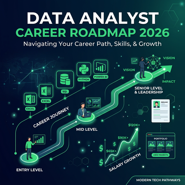Lộ Trình Data Analyst 2026: Từ Zero Đến Offer Trong 6 Tháng